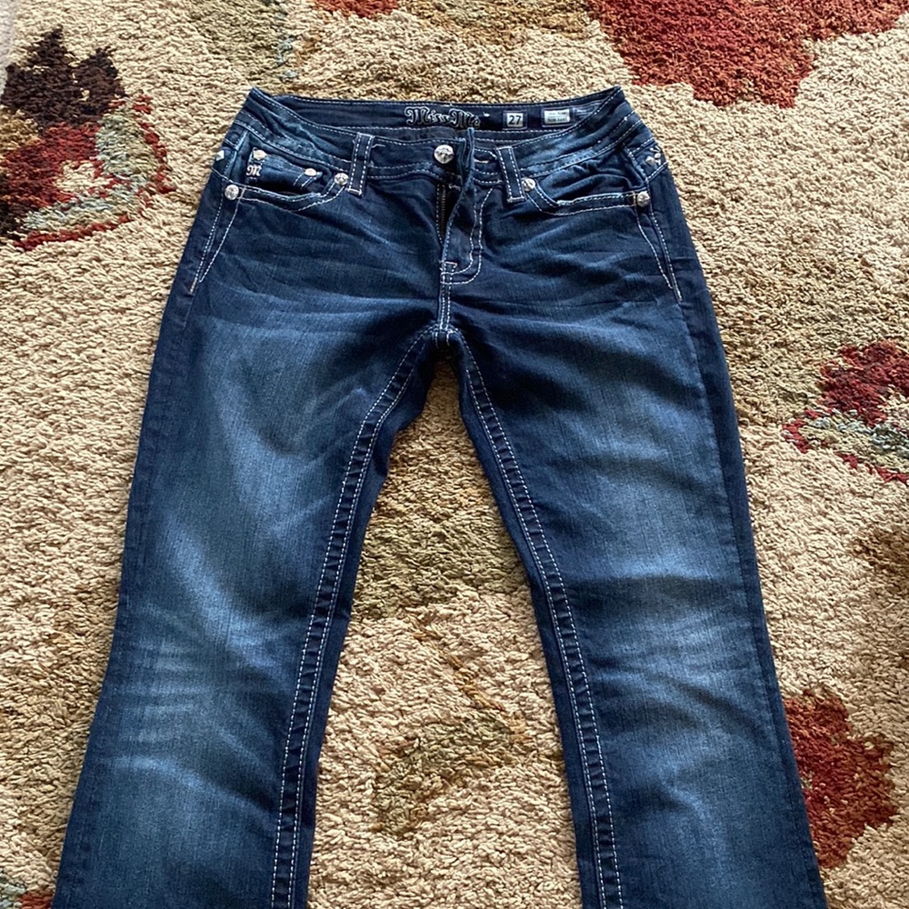 Miss Me Jeans sz 27 Mid Rise Slim Boot cut